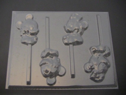 331sp Famous Male and Female Mouse Baby Chocolate Candy Lollipop Mold 331sp Famous Male and Female Mouse Baby Chocolate Candy Lollipop Mold